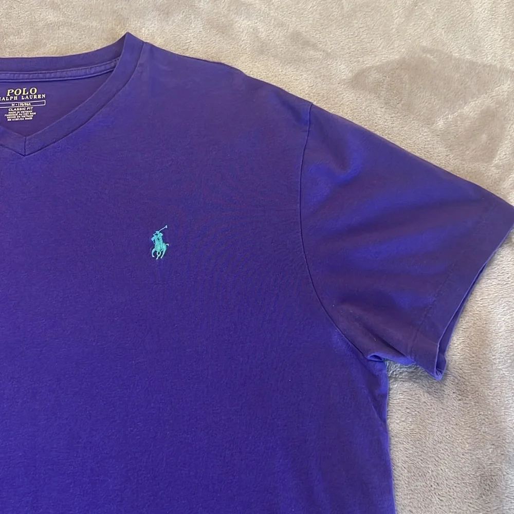 Ralph Lauren Purple Short Sleeve Polo